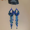 Blue Floral Drops
