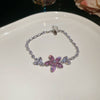 Pink Flower Bracelet
