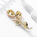 Tulip Enamel Metal Brooch Pin for Jackets and Lapels view 3