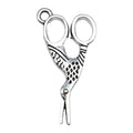 Zinc Alloy Sewing Machine Scissors Hanger Charm Pendant for DIY Necklace Jewelry