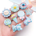 Blue Bear and Heart Glossy Charms with 39 Listed Options view 2