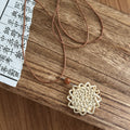 Woven Pendant Cord Necklaces in Five Natural Designs view 7