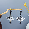 Sixty-Five Chinese Style Bead and Disc Long Earrings view 5