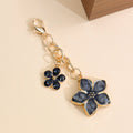 Enamel Fruit And Flower Charm Gold Lobster Clip Pendant view 2