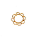 Flower Cabochon Setting Metal Component in 3 Finishes for Jewelry Making view 5