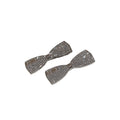Silver Tone Crystal Hair Clips In Star Cluster Or Bow Shapes view 5