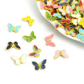 Colorful Double Sided Enamel Butterfly Beads in Eight Styles view 1