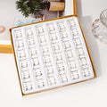 Plastic Post Rhinestone Stud Earring Sets Clear Color view 4