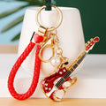 Jeweled Guitar and Auspicious Charm Keychains in Fifteen Pictured Options view 1