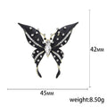 Crystal Butterfly Brooch In 2 Styles With Enamel And Crystal Details view 5
