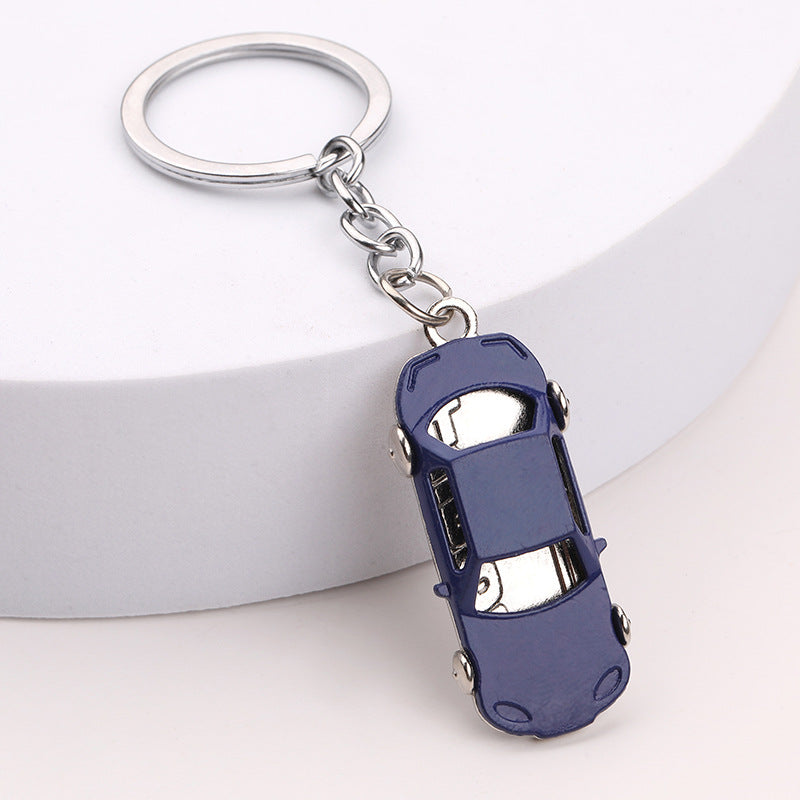 Colorful Metal Car Keychain Creative Gift Key Ring Pendant