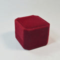 Square Velvet Jewelry Presentation Box In Ten Color Variants view 9