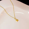 Gold Tone Heart Star Crescent Moon Pendant Chain Necklaces view 7