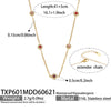 Gold Red Necklace