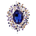 Flower Crystal Six Designs Metal Brooch Pin for Jackets and Lapels view 8