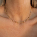 Four Shell Flower Wrapped Bead Natural Pearl And Shell Necklaces view 4