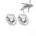 Raised Cowboy Hat Metal Pendant Charm For Jewelry Making view 6