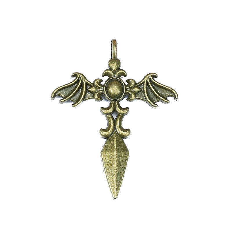 56x19mm Alloy Eyeglass Frame Charm Pendant for DIY Jewelry