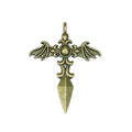 Rocking Horse Pendant Charm With Cutout Base In Multiple Metal Finishes view 2