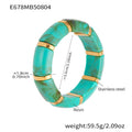 Marbled Resin Stretch Bracelet in Eight Compact Colorways view 12