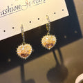 Twenty-Seven Mixed Gold Tone Stud Hoop and Dangle Earrings view 5