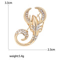 Crystal Scorpion Brooch Gold Or Silver Tone Finish view 5