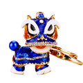 Chinese Lion Dance and Mixed Fortune Character Keychains view 5