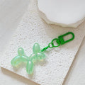 Iridescent Balloon Dog Keychains Macaron Colors Plus Set view 10