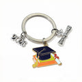 Graduation Cap Keychains in Twelve Colorful School Designs view 10