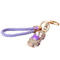 Jeweled Convertible Car Keychains in Five Colors and Sixteen Loop Options view 5