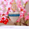 Blue-White Plain-Striped-Heart