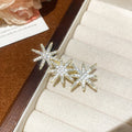 Gold Rhinestone Eight-Point Star Duckbill Hair Clip view 6