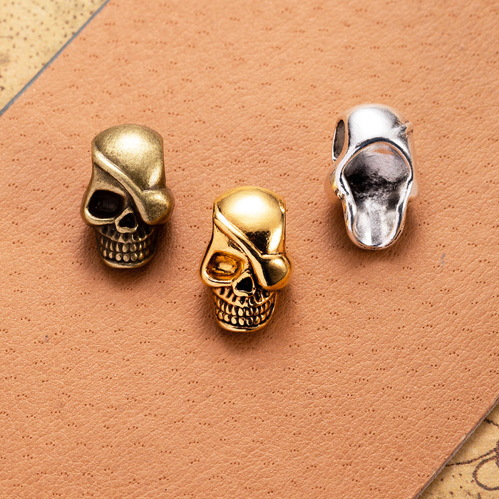 19x12mm Skull Large Hole Alloy Bead