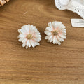 Daisy Stud Earrings in Six Soft Pastel Colorway Designs view 9