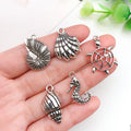 Metallic Seashell Shell Charms with 13 Listed Options view 4