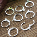 French Leverback Earring Hooks in Nine Metal Finishes view 3