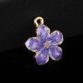 Enamel Cherry Blossom Sakura Flower Charm Pendants Two Sizes view 11