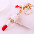 Lipstick, High Heel and Floral Charm Keychains in Eighteen Designs view 2