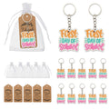 First Day of School Wooden Keychain, Single or Organza Bag Set view 1