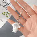 Flocked Resin Cat Phone Strap Charms Lobster 26 Styles view 6