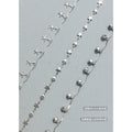 Silver Star Heart Bell Charm Choker Necklaces Three Styles view 2