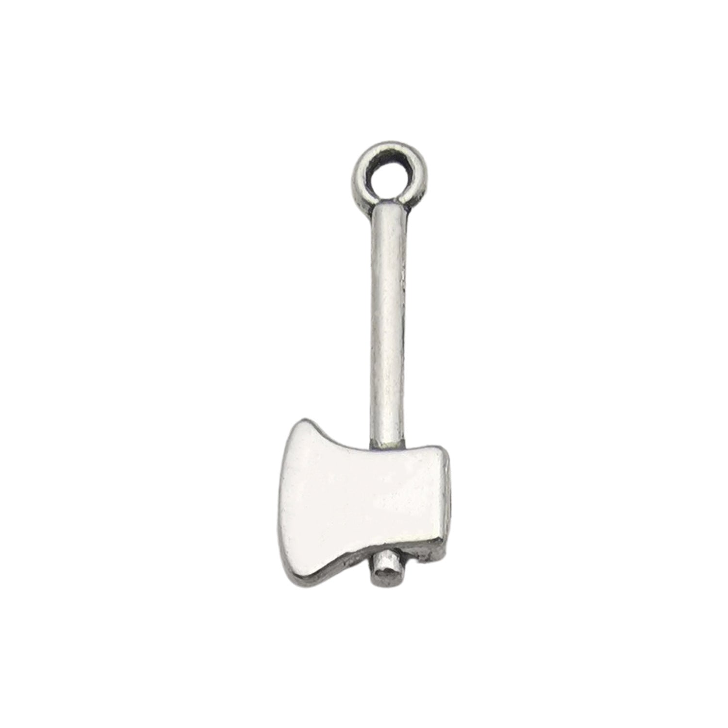 Antique Silver Zinc Alloy Tool Hammer Saw Axe Chainsaw Charm Pendant for DIY Keychain