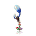 Enamel Lobster Brooch with Polished Metal and Decorative Accents view 1