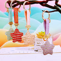 Bubble Crystal Striped Star Keychains in Four Colors plus Assorted Option view 10