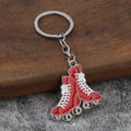 Metal Roller Skate Pair Keychain, Six Color Styles view 7