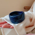 Eight Color Wide Translucent Marbled Resin Bangle Bracelet Options view 9