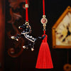 Black Floral-Horse Hanger