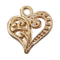 Yellow Heart and Letter Metal Charms with 26 Listed Options view 12