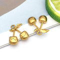 Gold-Tone Cherry and Strawberry Metal Charms with 11 Listed Options view 12