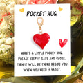 Pocket Hug Enamel Heart and Tulip Clip Charm on Message Card view 11